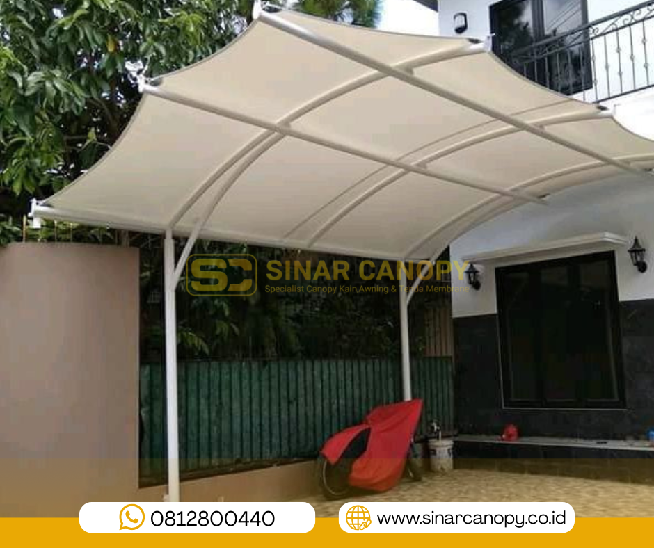Spesialis Kanopi Membran Bogor: Tahan Hujan Ekstrem