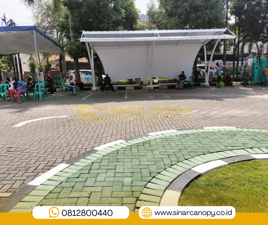 Desain Kanopi Membran Parkiran & Carport Modern