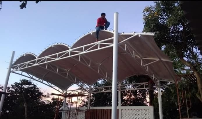 Kanopi Membran Bekasi Custom Fleksibel