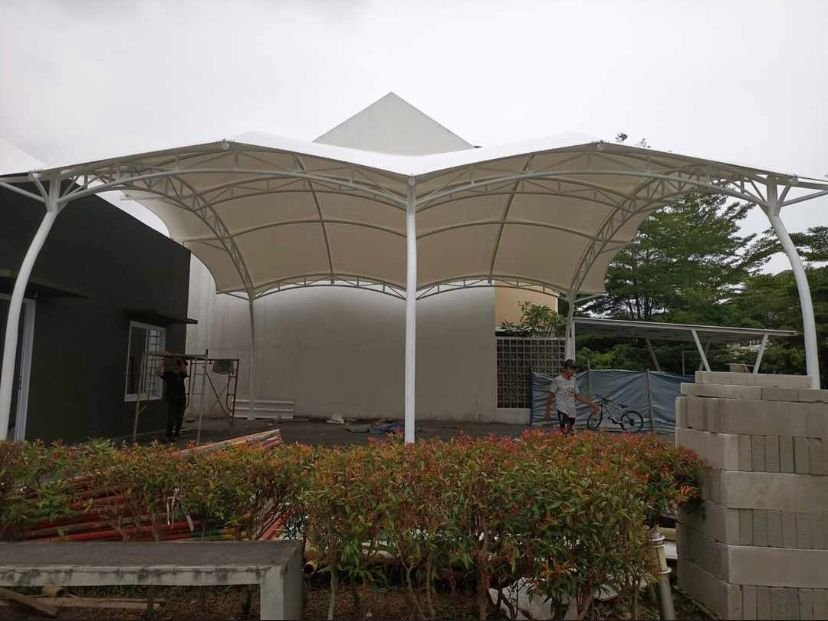 Kanopi Membran Bogor Custom Fleksibel