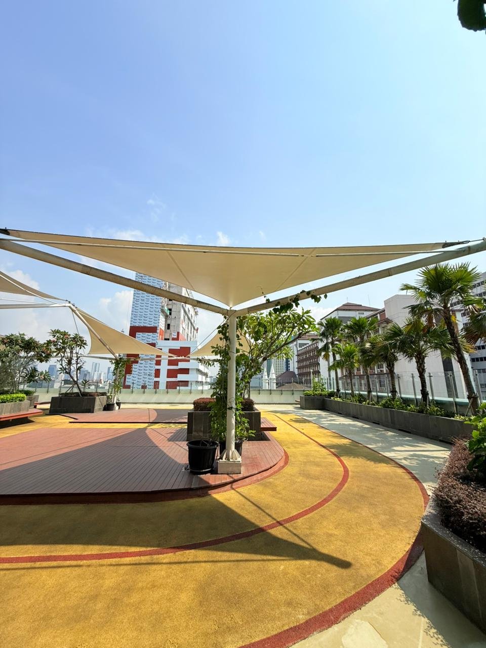 Kanopi Membran Bogor Desain Minimalis